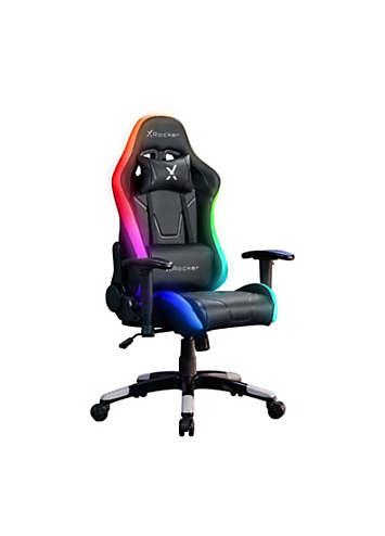 X Rocker Agility Junior PC Office Gaming Chair RGB Kaleidoscope