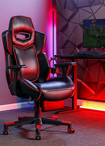 X Rocker Drogon Ergonomic Office Gaming Chair - Red | Kaleidoscope