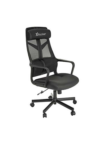 X Rocker Helix Office PC Gaming Mesh Chair Black Kaleidoscope