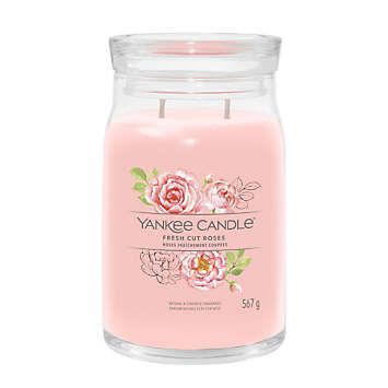 Yankee Candle Signature Fresh Cut Roses Large Jar | Kaleidoscope