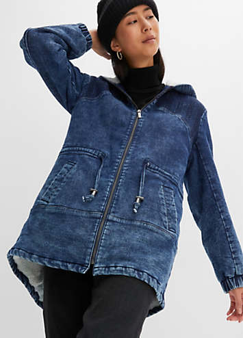 bonprix Denim Parka Jacket | Kaleidoscope