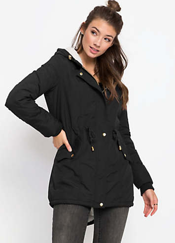 bonprix Fleece Lined Parka | Kaleidoscope