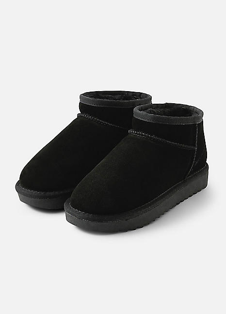 Womens slipper boots online accessorize