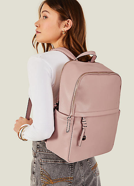 Accessorize leather backpack sale