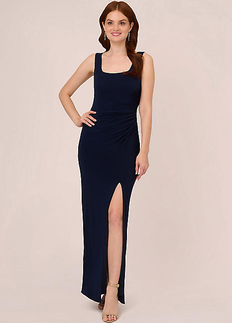 Adrianna Papell Embellished Jersey Gown Kaleidoscope