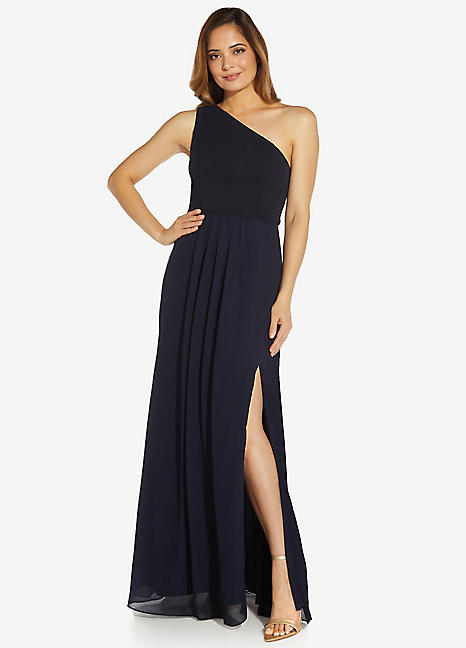 Adrianna papell outlet one shoulder gown