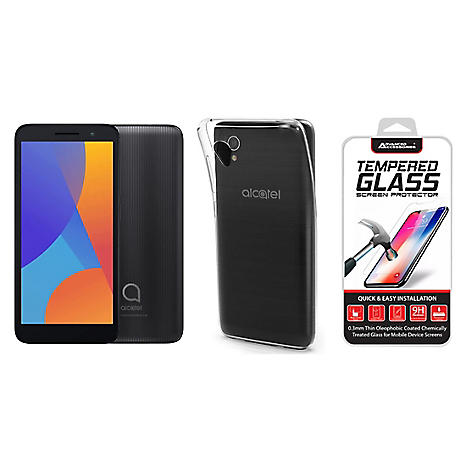 Alcatel 1 2021 Bundle With Gel Case and Screen Protector