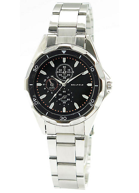 Bellfield Black Dial Gents Watch