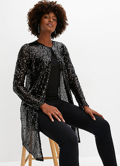 bonprix Sequin Evening Cardigan | Kaleidoscope