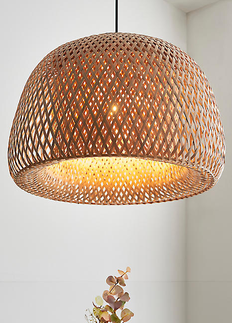 Twine pendant deals light