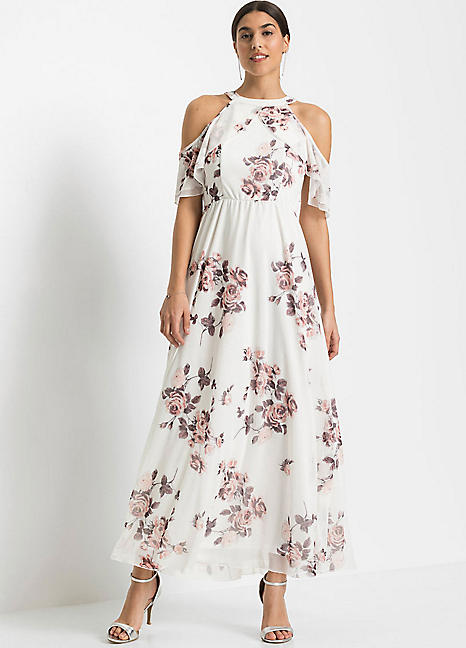 bonprix Floral Print Maxi Dress