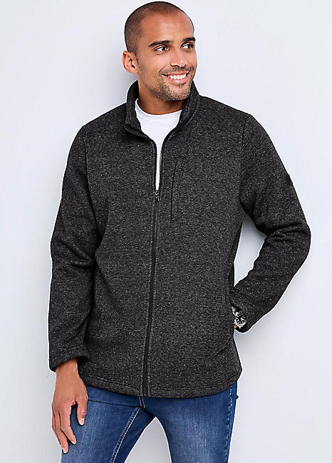 Cotton Traders Guinness™ Bonded Fleece Jacket Kaleidoscope