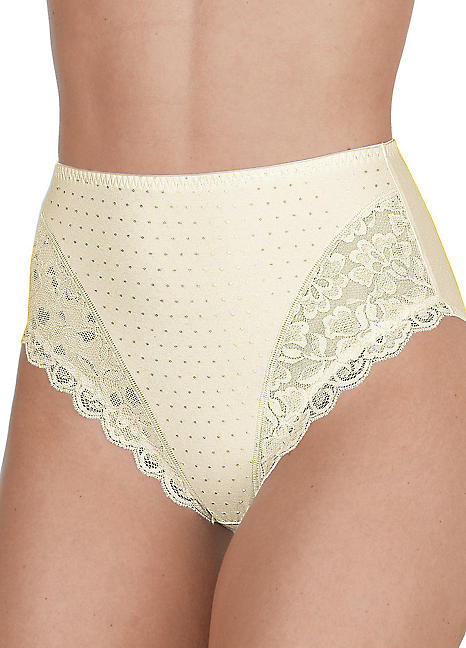 Lace Control Briefs by Creation L