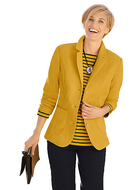 mustard yellow fleece jacket