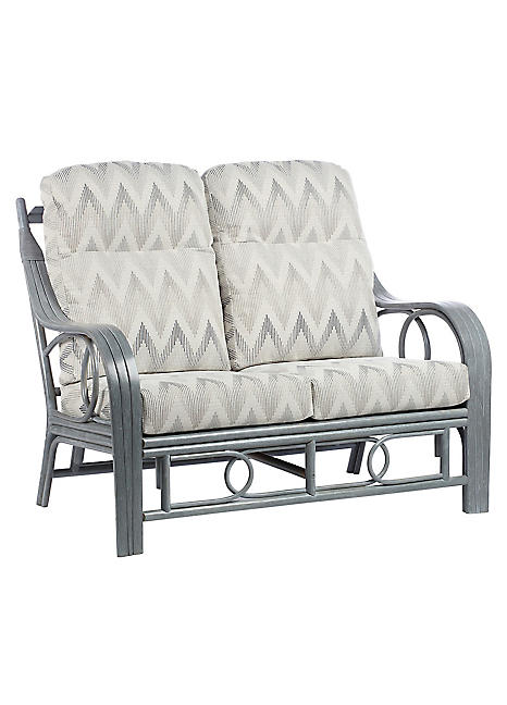 Desser Madrid Grey Natural Rattan Conservatory Sofa Range