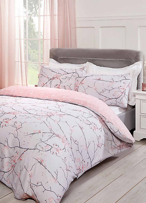 Catherine Lansfield Oriental Blossom Quilt Set