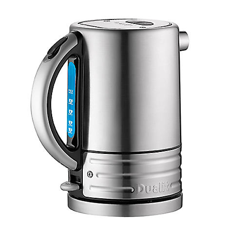 Dualit Black 4 Slice Toaster & Classic Polished Steel 1.7 Litre Kettle Set