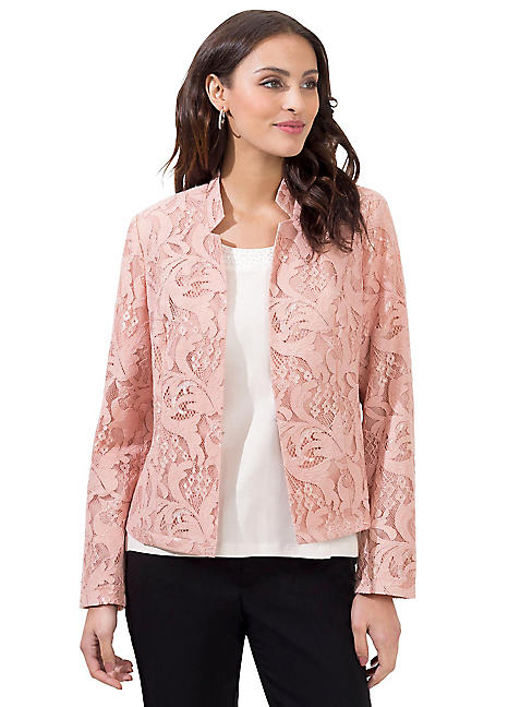 pink edge to edge jacket