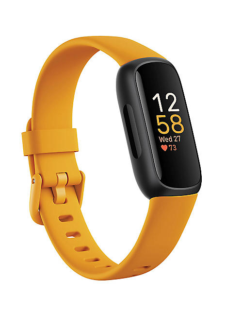 Fitbit Inspire Black Morning Glow Health Fitness Tracker