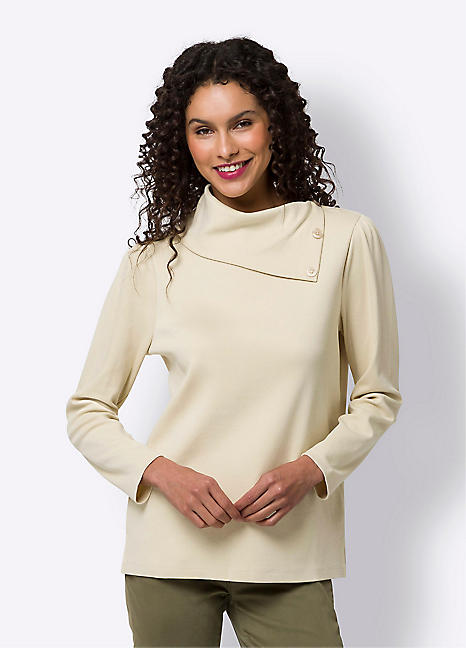 heine-asymmetric-button-blouse