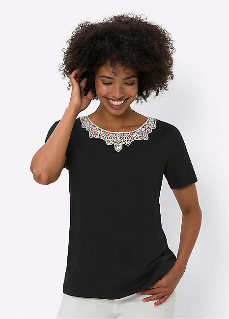 heine-short-sleeve-lace-collar