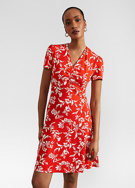 HOBBS Lydia Jersey Dress Kaleidoscope