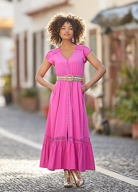 Petite boho 2025 maxi dress