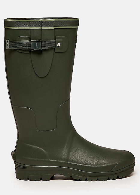 Joules Heritage Green Adjustable Neoprene Lined Tall Wellies