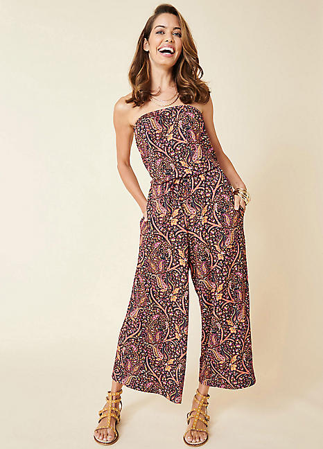 bandeau top jumpsuit