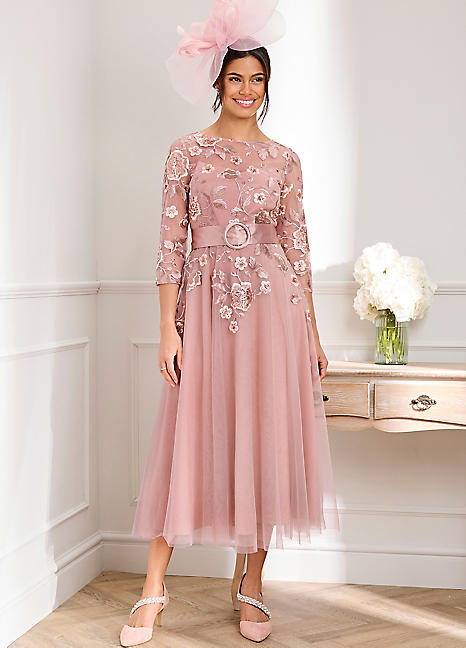 Dusky pink mother of the best sale bride outfits