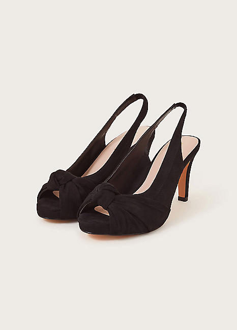 Slingback heels hot sale open toe