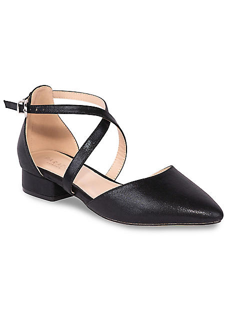 Cross strap best sale court shoes