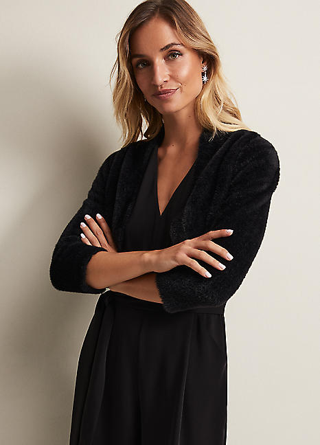 not your rose ／ Fay bolero dress（黒） NOT YOUR ROSE 2505 Fay bolero dress (Black) – Lines Up