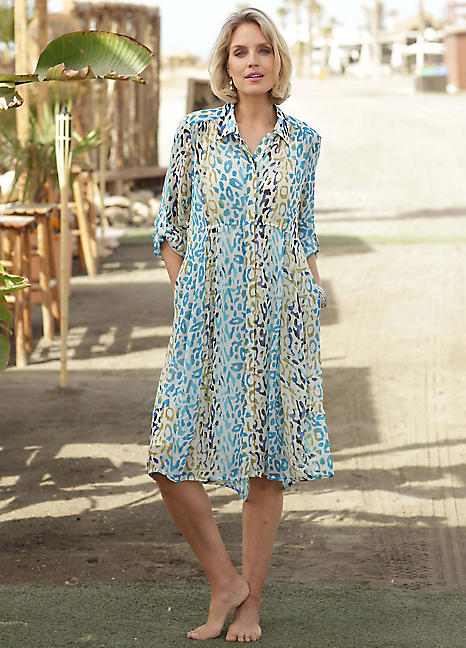 Pomodoro denim sale dress