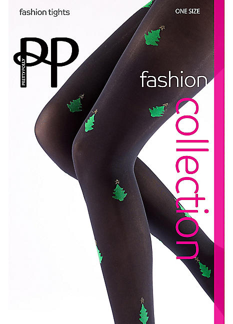 Pretty Polly Christmas Tree Tights Kaleidoscope