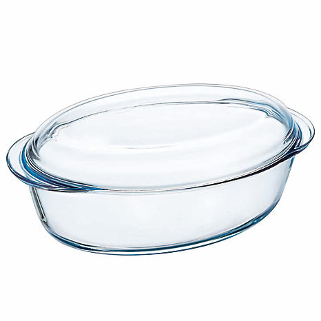 Pyrex glass casserole dish best sale