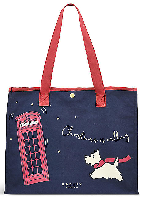 Radley large outlet canvas tote bag