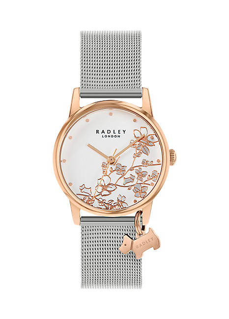 Radley London Ladies Botanical Floral Watch on a Stainless Steel