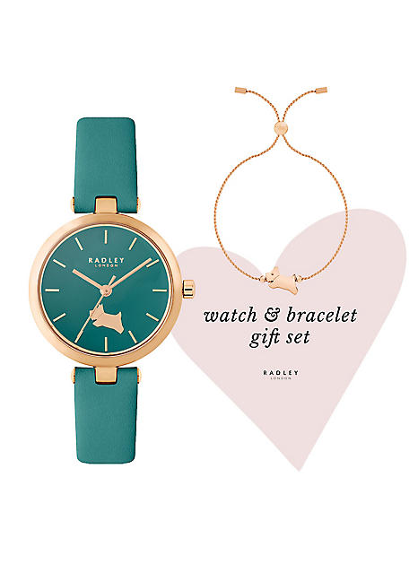 Radley london ladies discount blue leather strap watch