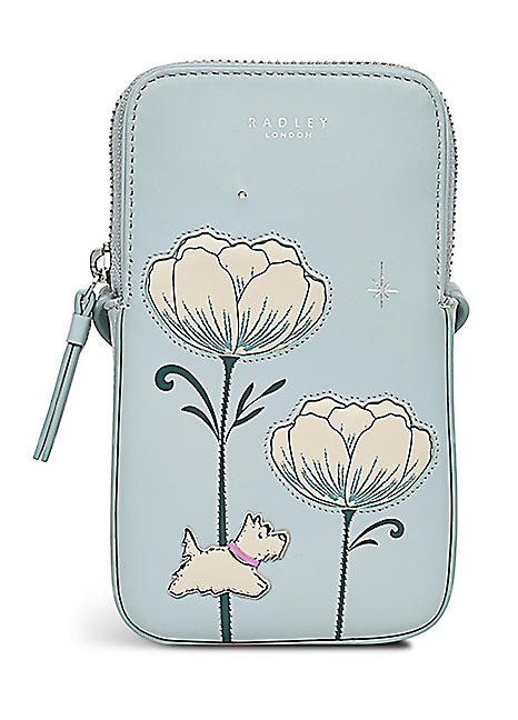 Radley London Seafoam Spring Rose Medium Zip Around Phone