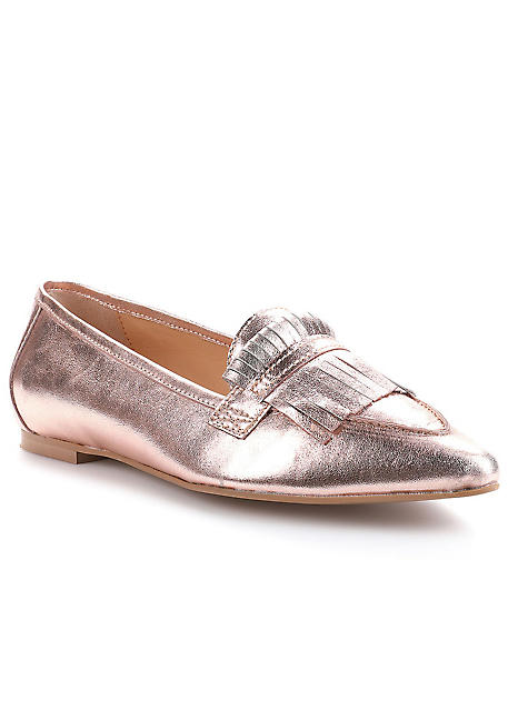 rose gold flats size 11