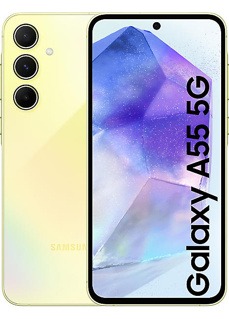 Samsung Galaxy A55 5G 128GB Mobile Phone - Awesome Lemon