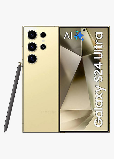 Samsung Galaxy S24 Ultra 512GB Mobile Phone - Titanium Yellow