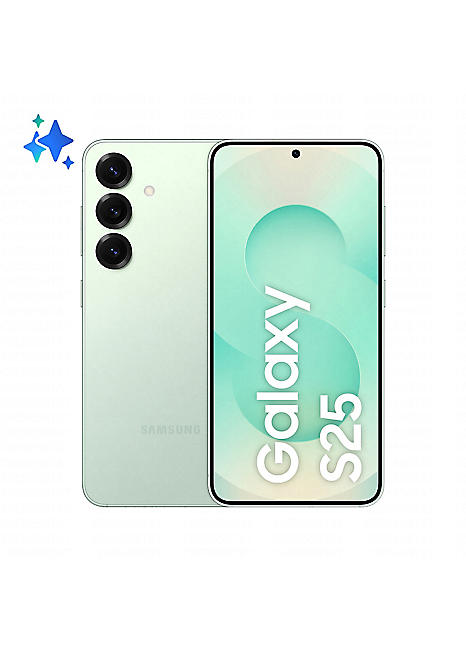 Samsung Galaxy S25 5G 256GB AI SIM Free Mobile Phone - Mint