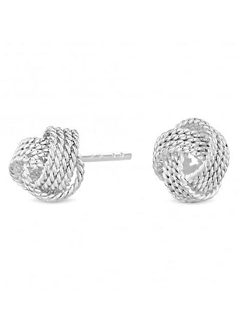 rope knot earrings