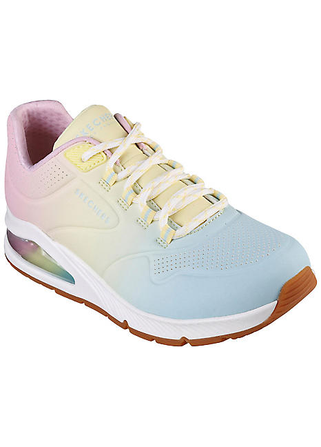 Skechers lace clearance up trainers