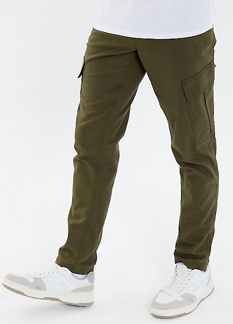 【BAON】[unisex] Mohind color matching banding cargo pants BAON】[unisex] Mohind color matching banding cargo pants
