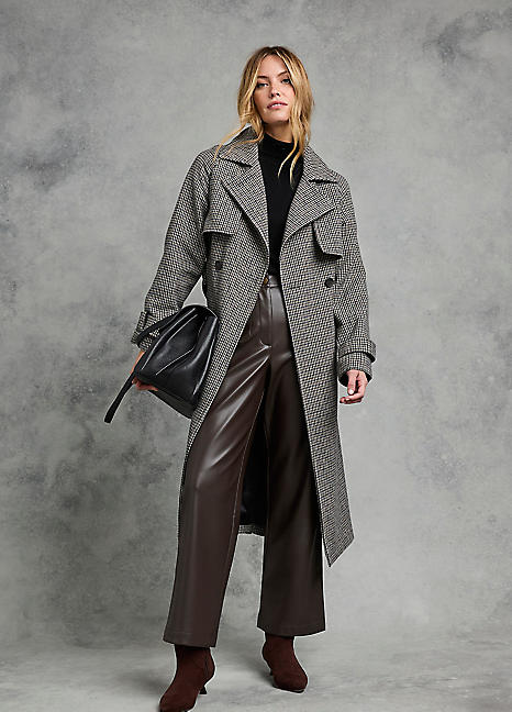 Together Check Trench Coat | Kaleidoscope