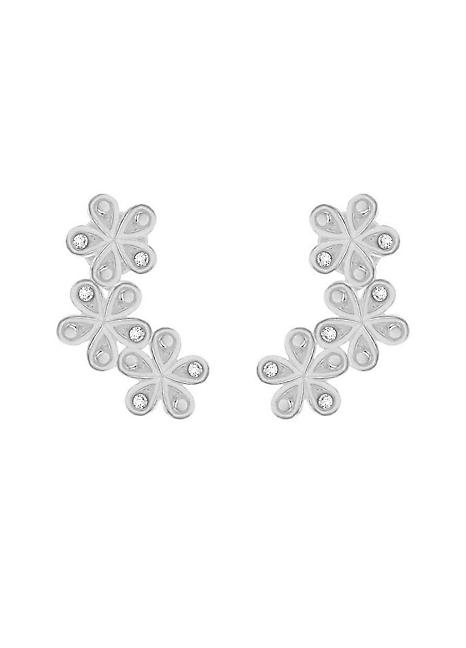 3 flower earrings