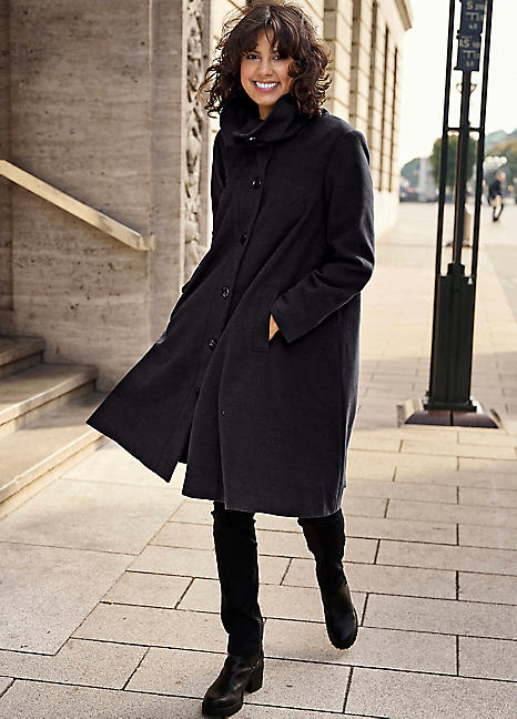 Witt A-Line Midi Coat | Kaleidoscope